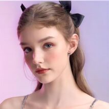 Sanrio Enamel Black Cherry Kuromi Earrings - ArtGalleryZen