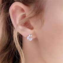 Sanrio Enamel Butterfly Kuromi Earrings - ArtGalleryZen