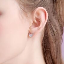 Sanrio Enamel Butterfly Kuromi Earrings - ArtGalleryZen