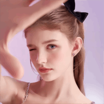 Sanrio Enamel Kuromi Heart Earrings - ArtGalleryZen