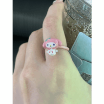 Sanrio Enamel My Melody Open Ring - ArtGalleryZen