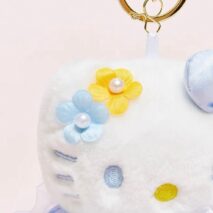 Sanrio Floral Hello Kitty Plush Keychain Doll - ArtGalleryZen