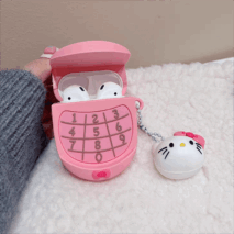 Sanrio Hello Kitty AirPods Earphone Case With Key Chain - ArtGalleryZen