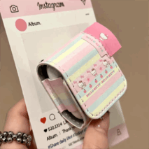 Sanrio Hello Kitty AirPods Earphone Leather Case - ArtGalleryZen