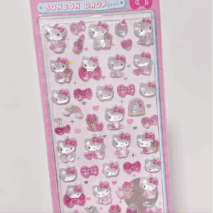 Sanrio Hello Kitty Cinnamoroll Crystal 3D DIY Decoration Stickers - ArtGalleryZen