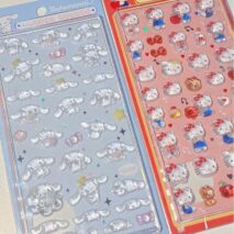 Sanrio Hello Kitty Cinnamoroll Crystal 3D DIY Decoration Stickers - ArtGalleryZen