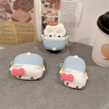 Sanrio Hello Kitty Sleeping On Tummy AirPods Earphone Case - ArtGalleryZen