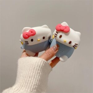 Sanrio Hello Kitty Sleeping On Tummy AirPods Earphone Case - ArtGalleryZen