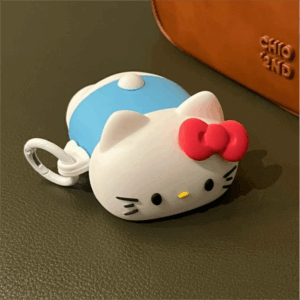 Sanrio Hello Kitty Sleeping On Tummy AirPods Earphone Case - ArtGalleryZen