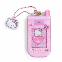 Sanrio Hello Kitty Slide Flip Phone Acrylic Keychain - ArtGalleryZen