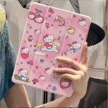 Sanrio Kawaii Hello Kitty iPad Case - ArtGalleryZen