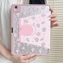 Sanrio Kawaii My Melody Rotatable iPad Case - ArtGalleryZen