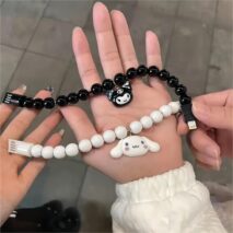 Sanrio Kuromi Cinnamoroll Magnetic Charging Data Cable Bracelet - ArtGalleryZen