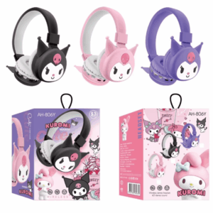 Sanrio Kuromi Hello Kitty Bluetooth Wireless Stereo Headset Earphone Headphone - ArtGalleryZen