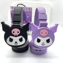 Sanrio Kuromi Hello Kitty Bluetooth Wireless Stereo Headset Earphone Headphone - ArtGalleryZen