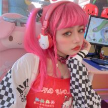 Sanrio Kuromi Hello Kitty Bluetooth Wireless Stereo Headset Earphone Headphone - ArtGalleryZen