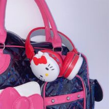 Sanrio Kuromi Hello Kitty Bluetooth Wireless Stereo Headset Earphone Headphone - ArtGalleryZen