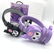 Sanrio Kuromi Hello Kitty Bluetooth Wireless Stereo Headset Earphone Headphone - ArtGalleryZen
