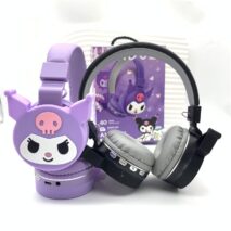 Sanrio Kuromi Hello Kitty Bluetooth Wireless Stereo Headset Earphone Headphone - ArtGalleryZen