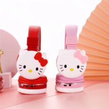 Sanrio Kuromi Hello Kitty Bluetooth Wireless Stereo Headset Earphone Headphone - ArtGalleryZen