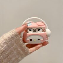 Sanrio Kuromi My Melody Silicone AirPods Earphone Case - ArtGalleryZen