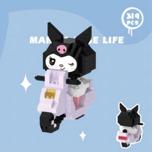 Sanrio LEGO Compatible Motor To Go Building Bricks - ArtGalleryZen