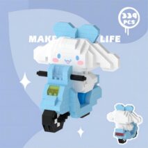 Sanrio LEGO Compatible Motor To Go Building Bricks - ArtGalleryZen