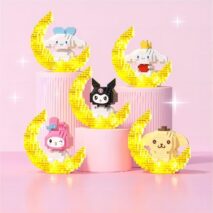 Sanrio LEGO Compatible On-The-Moon Building Bricks - ArtGalleryZen
