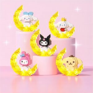 Sanrio LEGO Compatible On-The-Moon Building Bricks - ArtGalleryZen