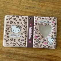 Sanrio Leopard Hello Kitty Kpop 3 Inch Mini Photocard Album - ArtGalleryZen