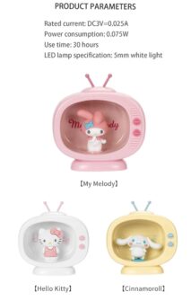 Sanrio Mini TV Night Light - ArtGalleryZen