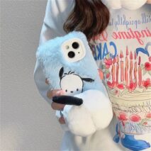 Sanrio Plush Rotating Tail Pochacco iPhone Case - ArtGalleryZen