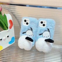 Sanrio Plush Rotating Tail Pochacco iPhone Case - ArtGalleryZen