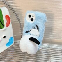 Sanrio Plush Rotating Tail Pochacco iPhone Case - ArtGalleryZen