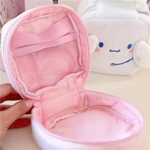 Sanrio Plush Small Square Bag Cosmetic Toiletry Bag Portable Travel Organizer - ArtGalleryZen