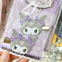 Sanrio Rhinestone Pearl Inlaid My Melody Kuromi Hair Clip Set - ArtGalleryZen