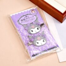 Sanrio Rhinestone Pearl Inlaid My Melody Kuromi Hair Clip Set - ArtGalleryZen