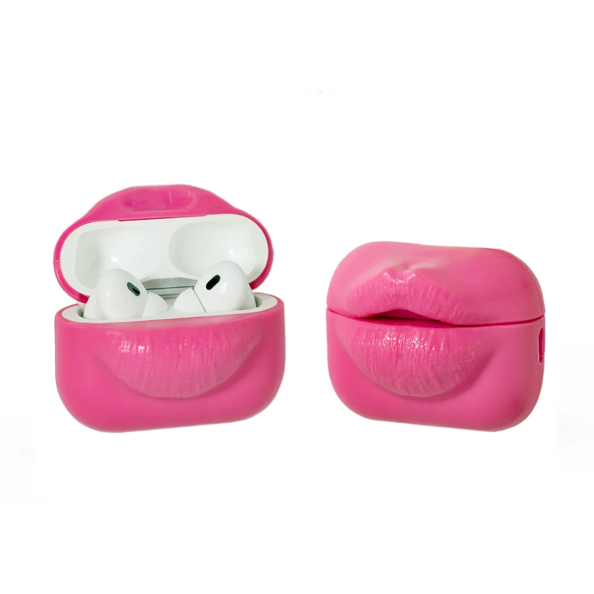 Sexy Barbie Red Lips AirPods Earphone Case - ArtGalleryZen