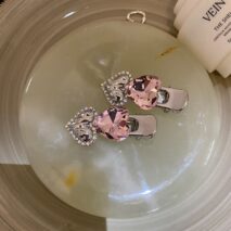Sparkling Chic Crystal Inlaid Star Heart Bowknot Hair Clips Set - ArtGalleryZen