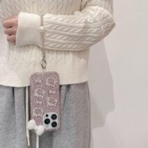 Sparkling Rhinestone Hello Kitty iPhone Case With Crystal Chain - ArtGalleryZen