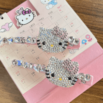 Sparkling Sanrio Hello Kitty Rhinestone Hair Clip - ArtGalleryZen