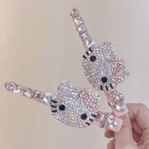 Sparkling Sanrio Hello Kitty Rhinestone Hair Clip - ArtGalleryZen
