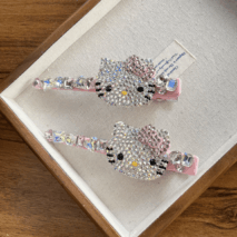 Sparkling Sanrio Hello Kitty Rhinestone Hair Clip - ArtGalleryZen