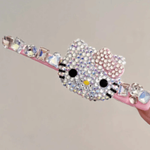 Sparkling Sanrio Hello Kitty Rhinestone Hair Clip - ArtGalleryZen