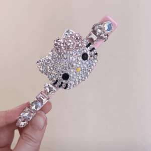 Sparkling Sanrio Hello Kitty Rhinestone Hair Clip - ArtGalleryZen