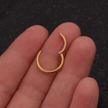 Stainless Steel 16 Gauge Nose Piercing Hoop Nose Ear Ring - ArtGalleryZen