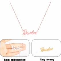 Stainless Steel Barbie Necklace - ArtGalleryZen