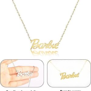Stainless Steel Barbie Necklace - ArtGalleryZen