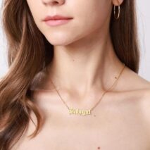 Stainless Steel Constellation Zodiac Astrology Letter Pendant Necklace - ArtGalleryZen