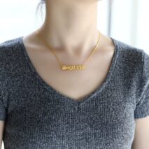 Stainless Steel Constellation Zodiac Astrology Letter Pendant Necklace - ArtGalleryZen